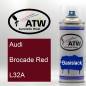 Preview: Audi, Brocade Red, L32A: 400ml Sprühdose, von ATW Autoteile West.